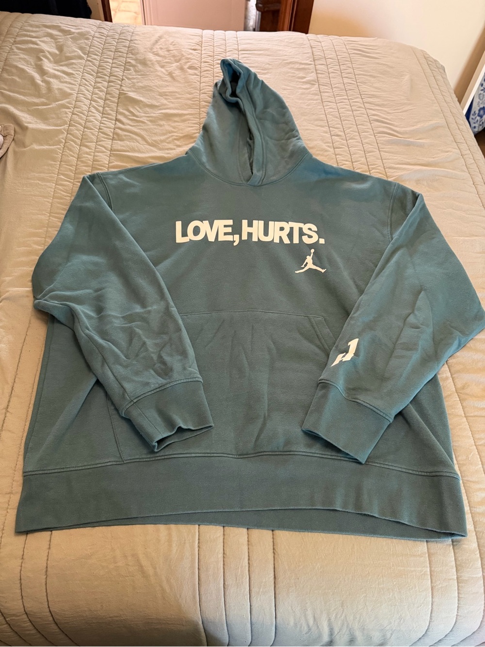 Jalen Hurts “Love Hurts” Hoodie (Worn Once, Size XL)